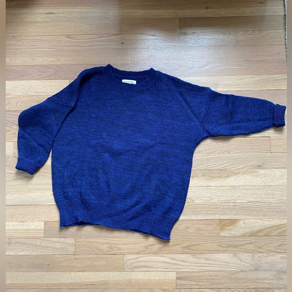 Issabel Marant Woman’s Atoile Blue Alpaca Sweater size 34/US2 Quite luxury